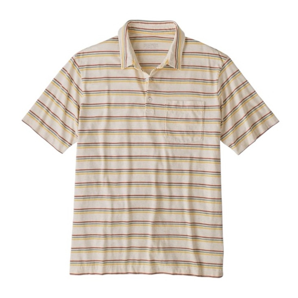 Patagonia 100% Organic Cotton Collared Shirt Striped Retro Breathable Men Large